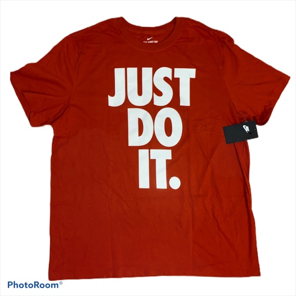 Nike Other - Nike Red Just Do It T Shirt Sz XL